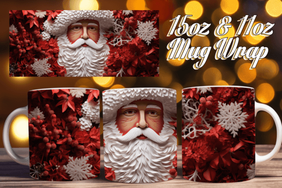 3D Hole in Wall Festive Magic: Sublimation Design Guide