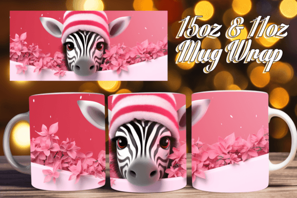 3D Santa Flight Christmas Mug Wrap 11oz: A Practical Asset for Sublimation