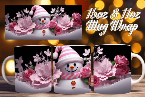Christmas Charm 3D Mug Wrap 15oz: Strategic Application for Sublimation Businesses