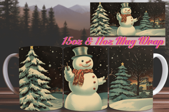 Christmas Joy 3D Mug Wrap 11oz: A Sublimation Design Guide