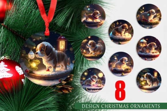 Christmas Ornament 3D Dog: Strategic Application for Custom Holiday Decor and Digital Products