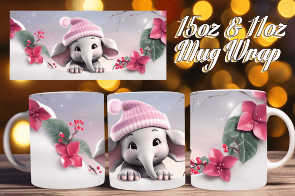 Evaluating the 3D Animal Christmas Mug Wrap 15oz for Sublimation Projects