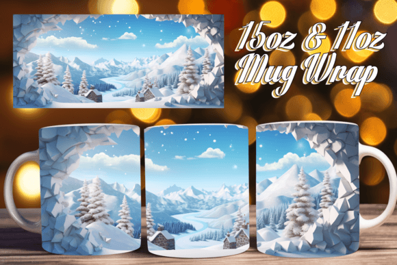 Festive 3D Mug Magic: Elevating Holiday Sublimation Projects