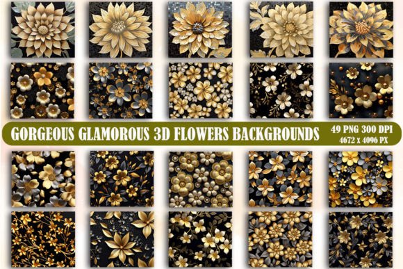 Gorgeous Glamorous 3D Flowers Background: A Practical Guide to High-End Floral Design