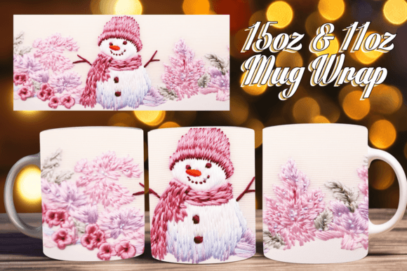 Mastering Sublimation with the 3D Snowman Warmth 15oz Mug Design
