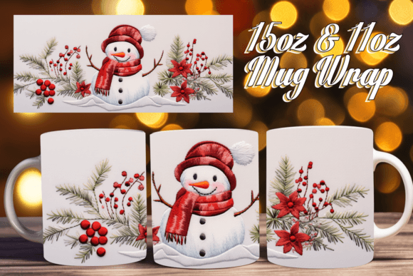 Mastering the 3D Snowman Winter 11oz Sublimation Design for Professional Mug Printing