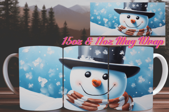 Noel 3D Sublimation Mug Wrap 11oz: A Practical Asset for Holiday Production