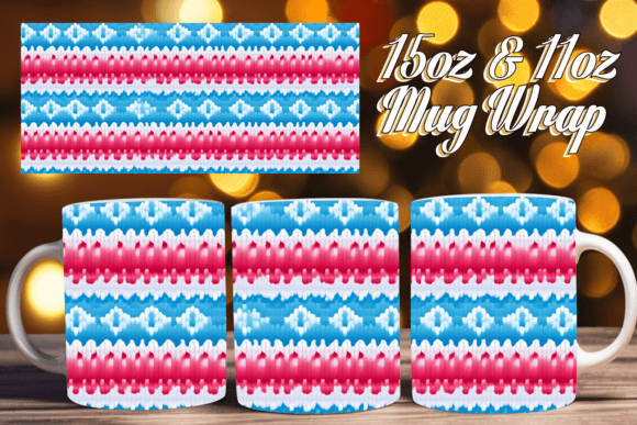 Ugly Sweater Mug Wrap Festivities 3D Ma: Elevating Holiday Sublimation Projects