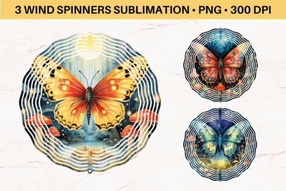 Wind Spinner 3D Butterfly Sublimation: Integrating Digital Assets into Production Workflows